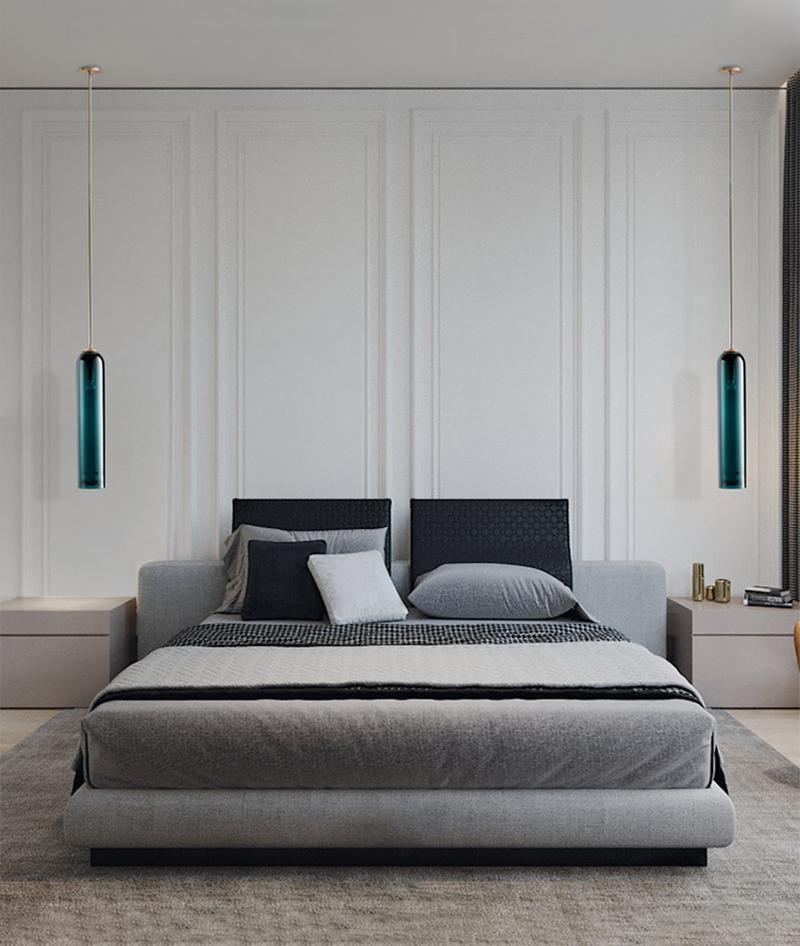 Long Tube Glass Pendant Light