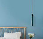 Long Tube Glass Pendant Light