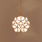 Glass Petal Pendant Light