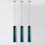 Long Tube Glass Pendant Light