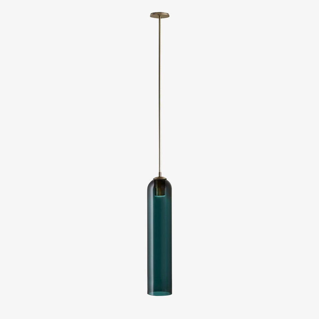 Long Tube Glass Pendant Light