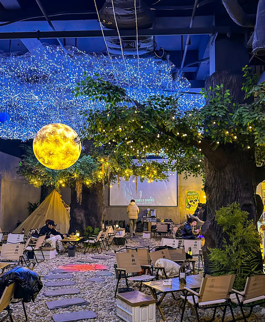 3D Planet Ball Pendant Lamp