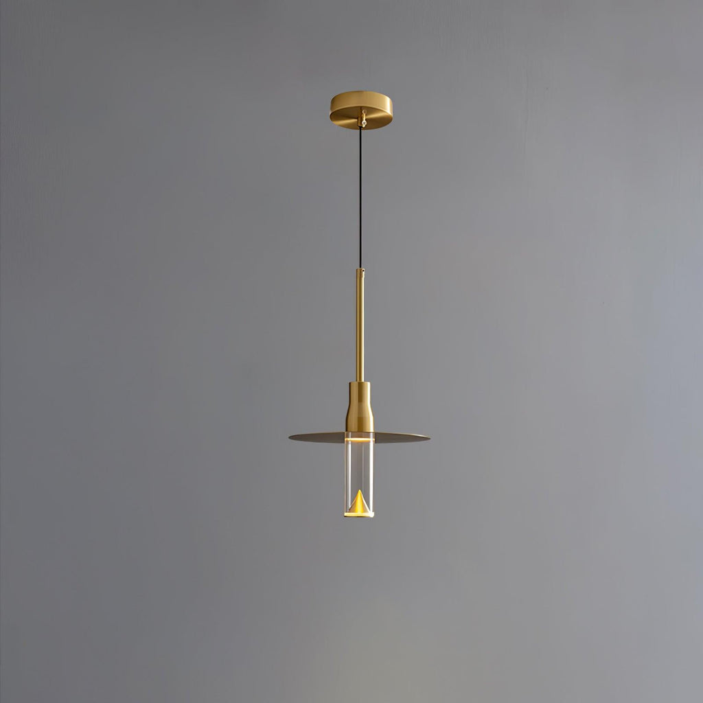 Acrylic Hat Plate Pendant Light