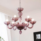 Lustre de vidro Murano Ares
