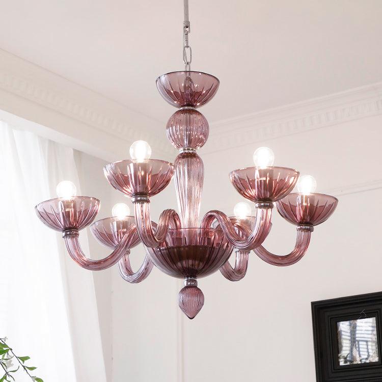 Lustre de vidro Murano Ares