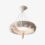 Lustre de gesso esculpido artístico