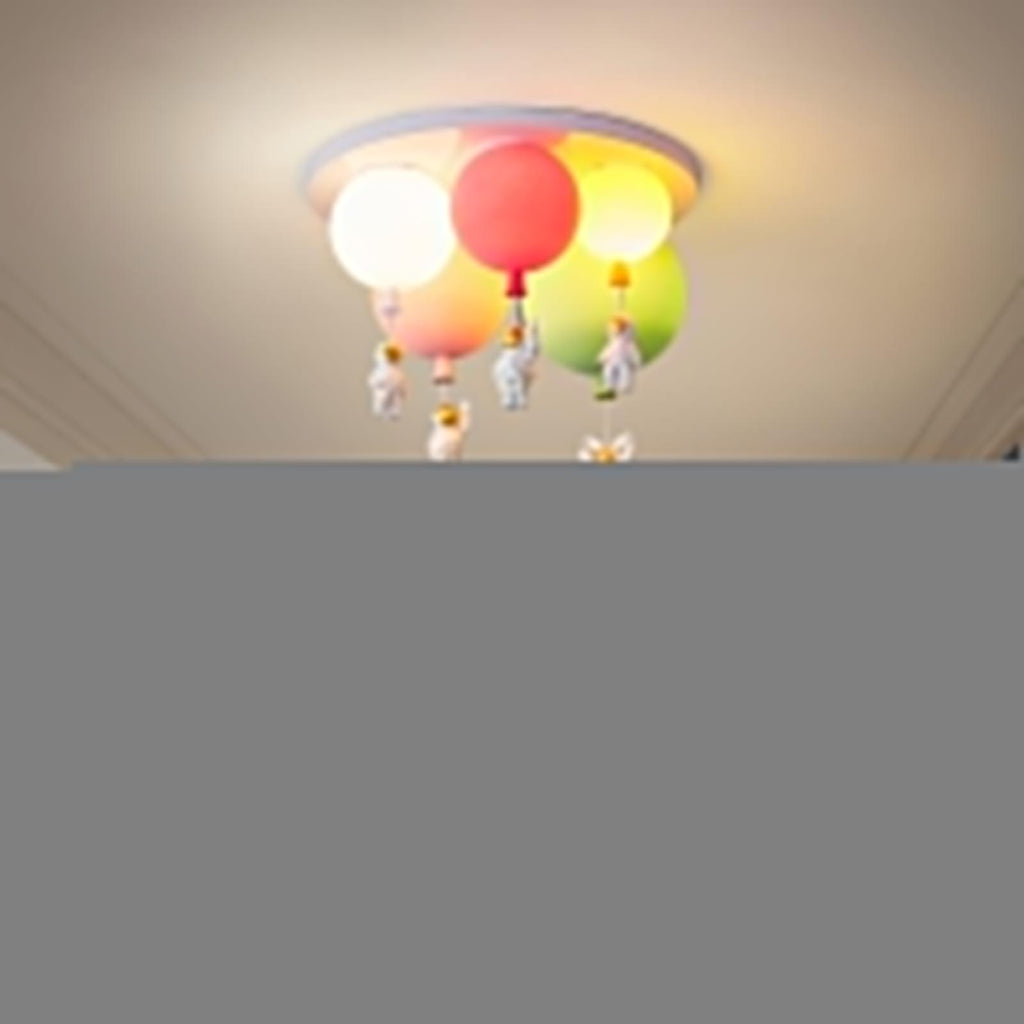 Frosted Balloon Combination Ceiling Lamp