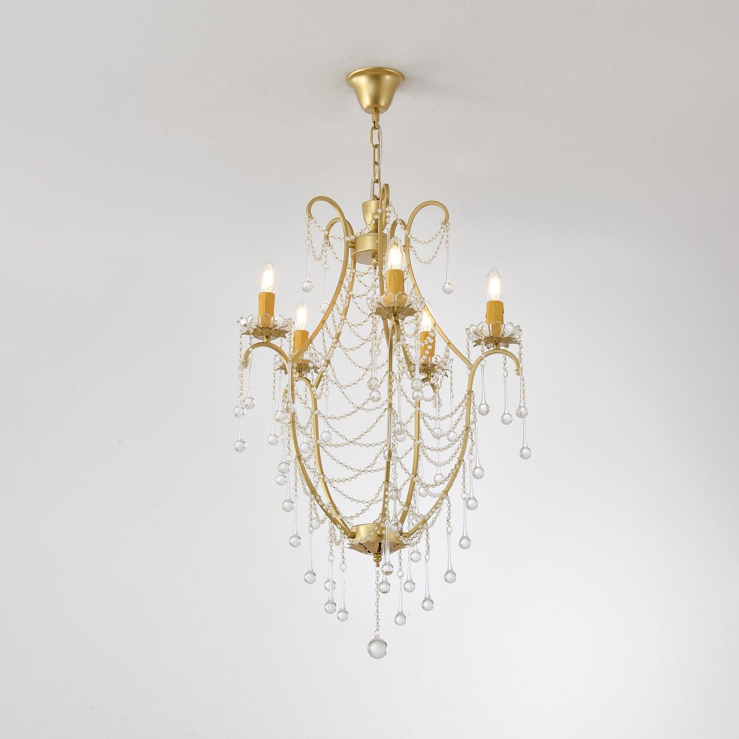 Crystal Birdcage Chandelier
