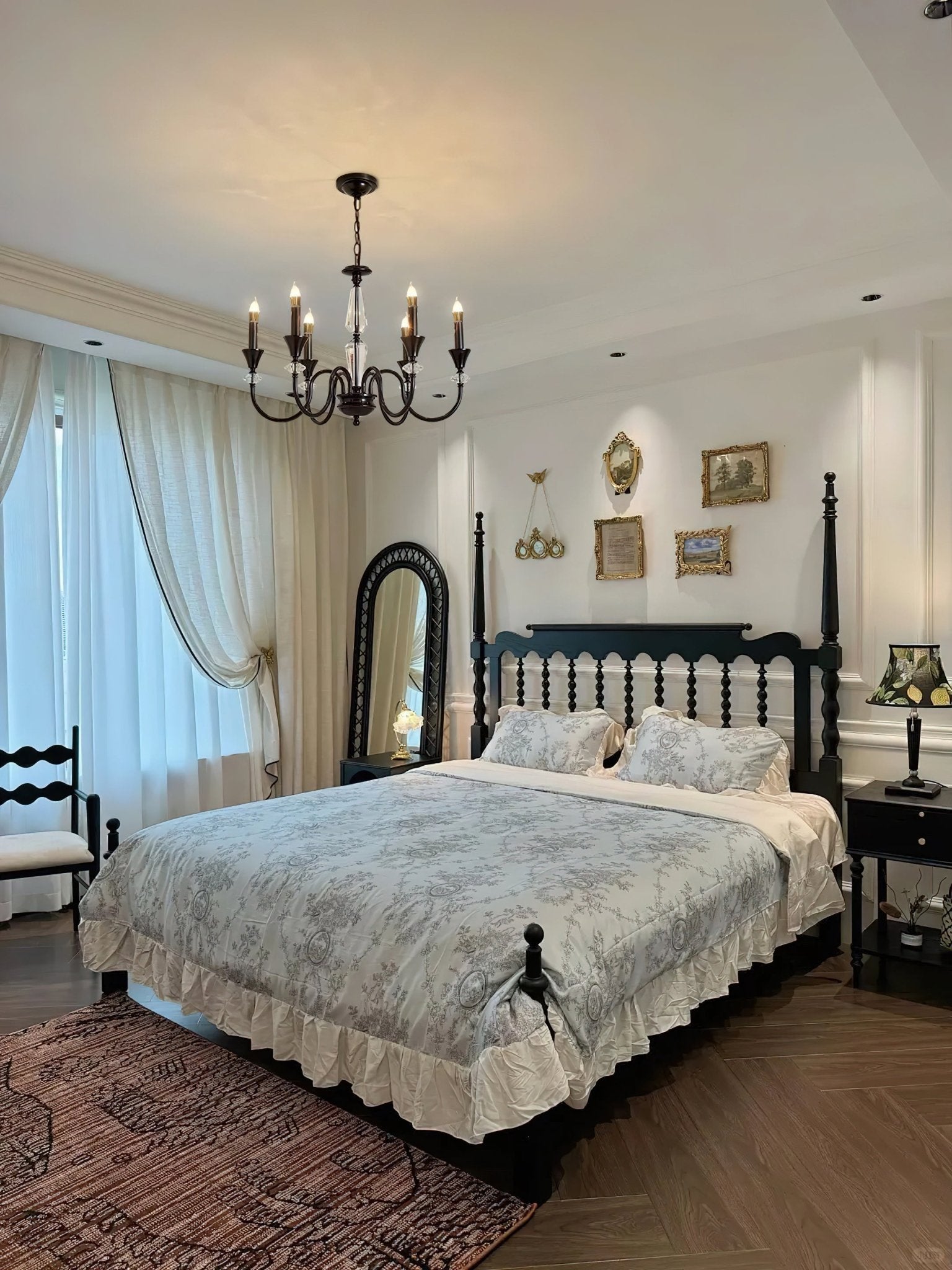 Lustre Noir Candelabro 