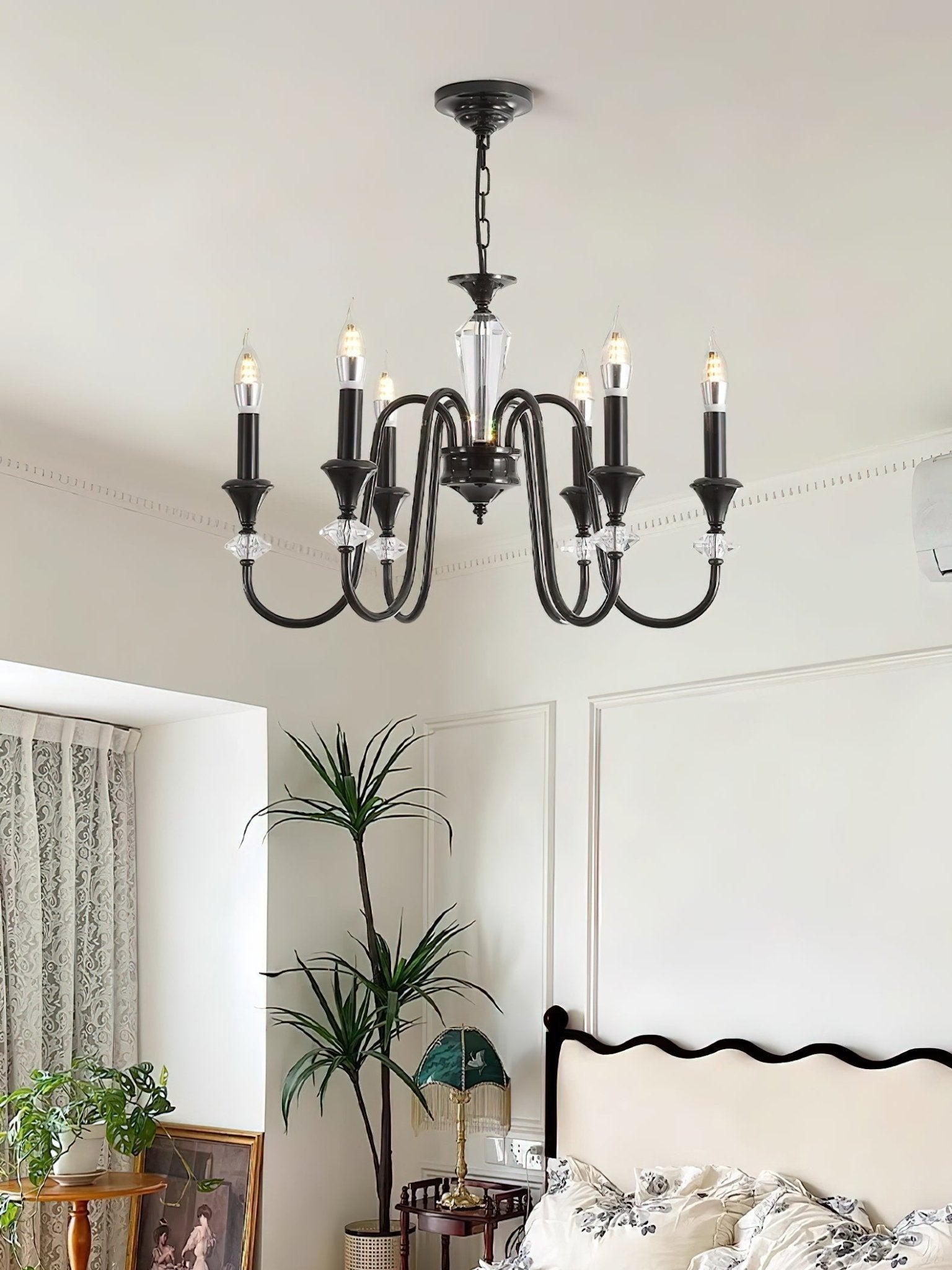 Lustre Noir Candelabro 