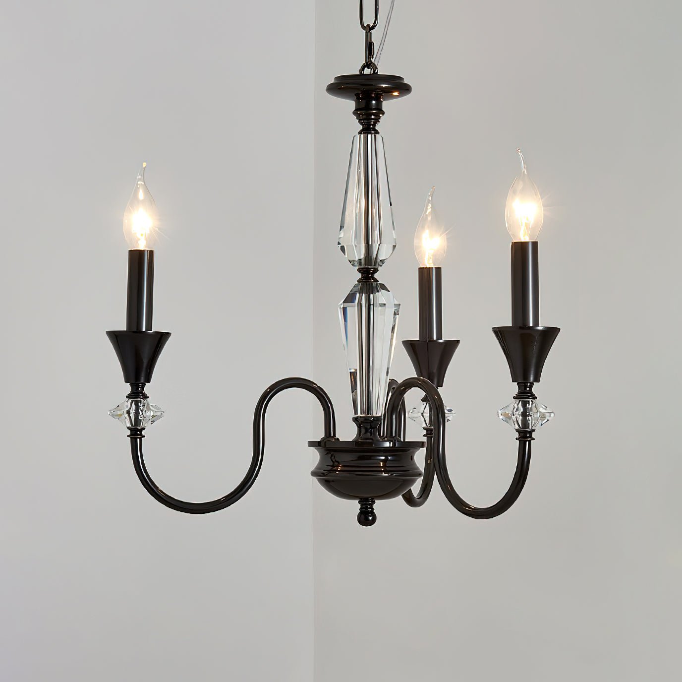 Lustre Noir Candelabro 