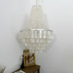 Boho Shell Tiered Chandelier