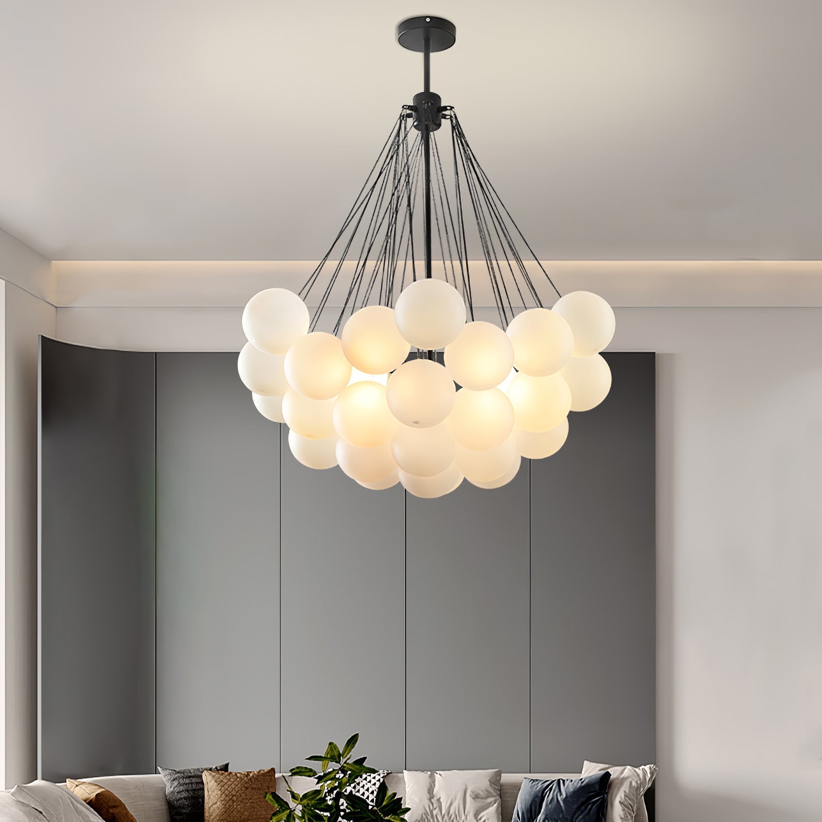 Lustre de bolhas 