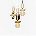 Candied Glass Combo Pendant Light