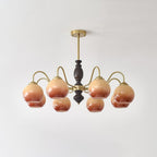 Caramel Orb Chandelier