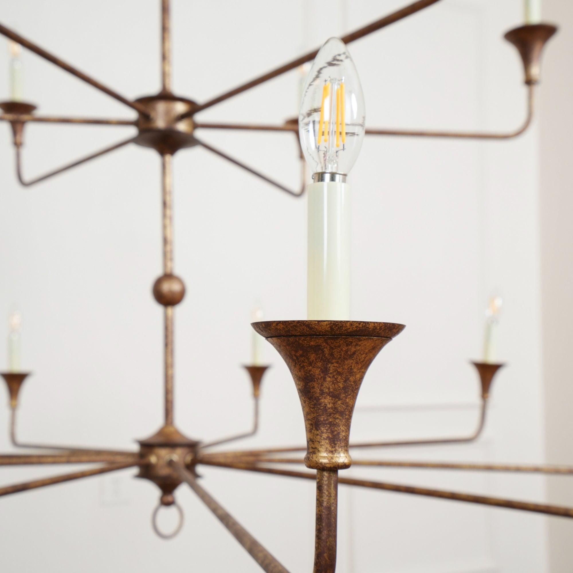 Thousand Brass Chandelier