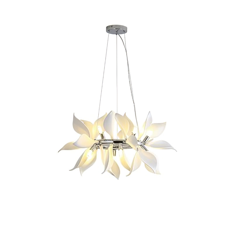 Lustre de Pétalas de Cerâmica Florescendo