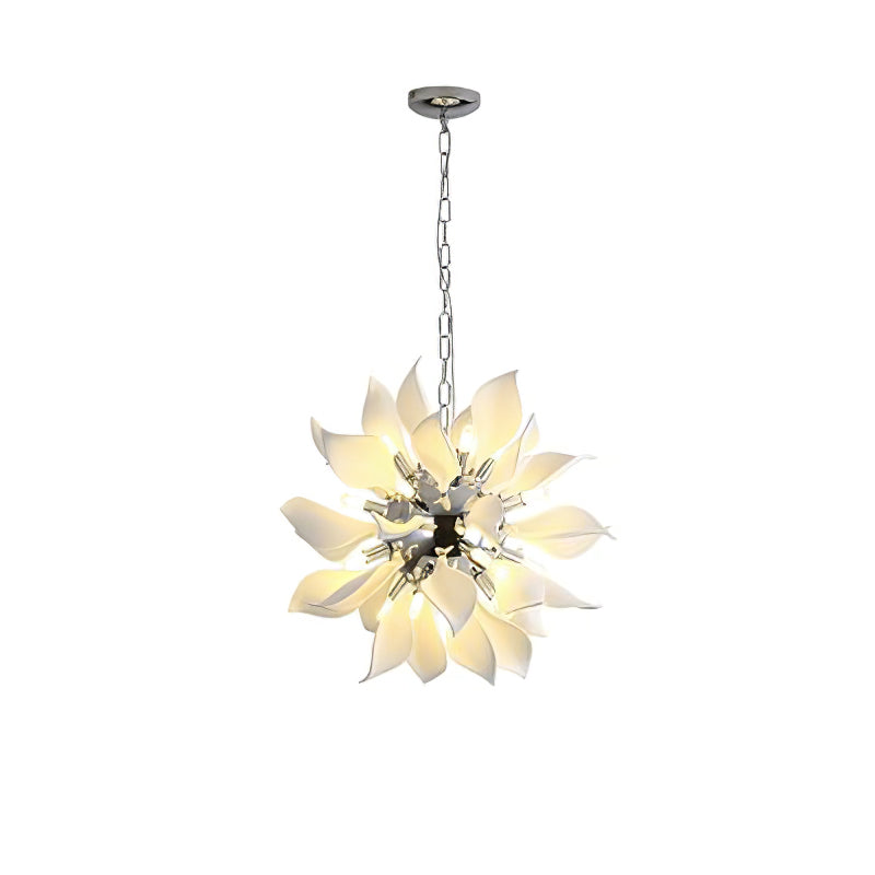Lustre de Pétalas de Cerâmica Florescendo