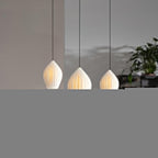 Ceramic Ribbed Pendant light