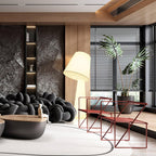 Column Fabric Floor Lamp
