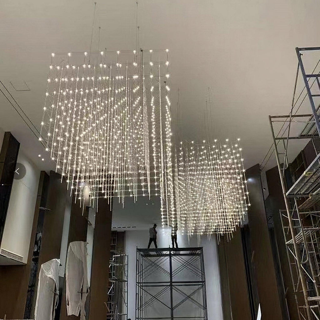 Cosmic Cube Led Pendant Light