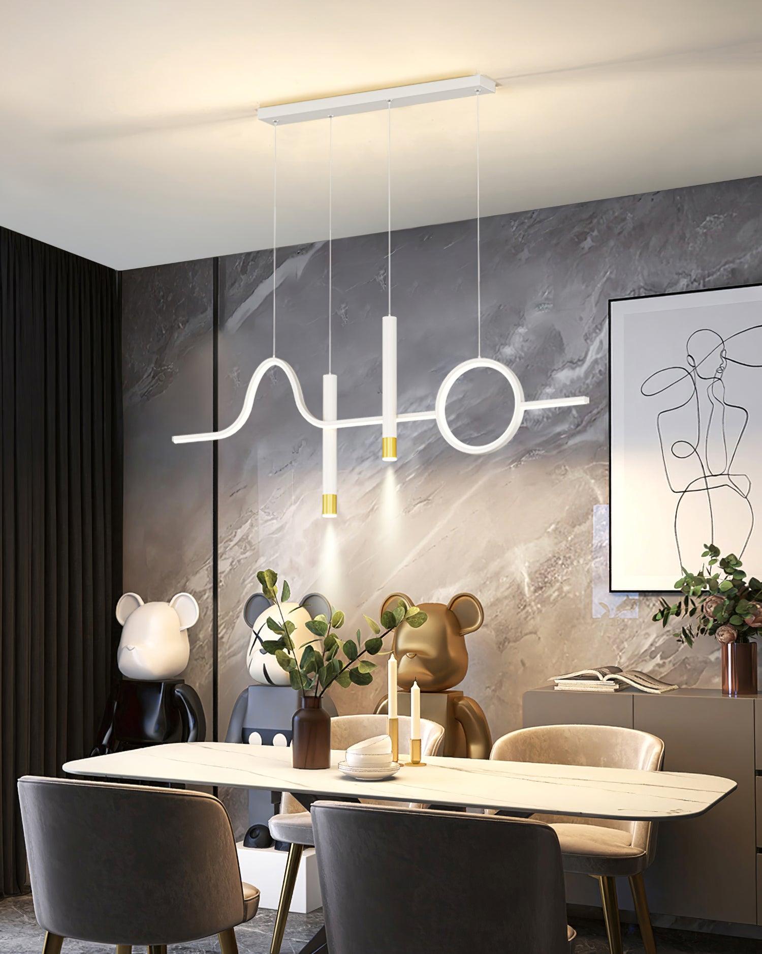 Lustre de LED criativo