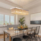 Crystal Raindrop Chandelier