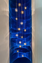 Cubie Suspension Brushed Brass Base