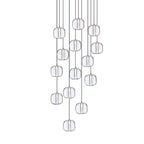 Cubie Suspension Brushed Brass Base