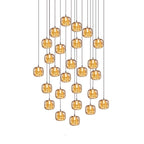 Cubie Suspension Brushed Brass Base