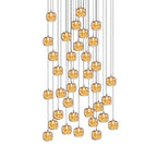 Cubie Suspension Brushed Brass Base