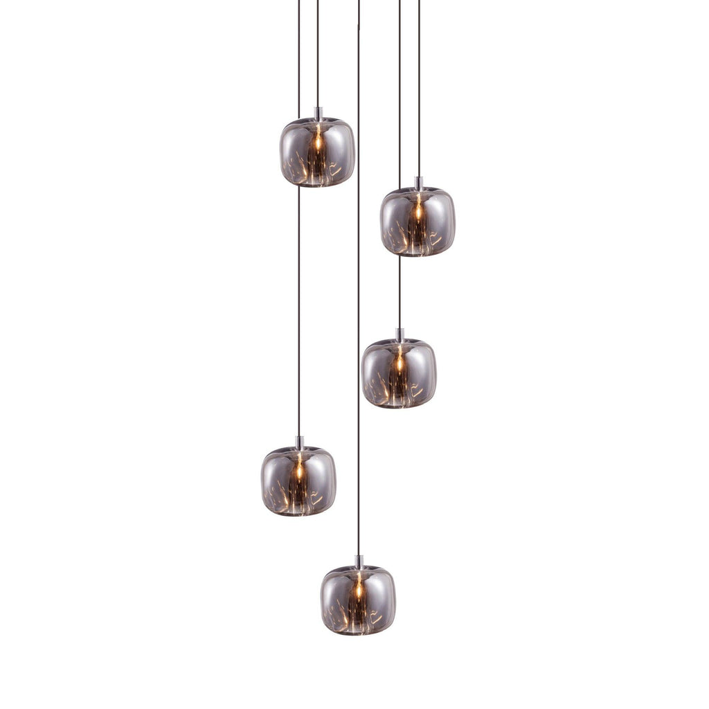 Cubie Suspension Brushed Brass Base
