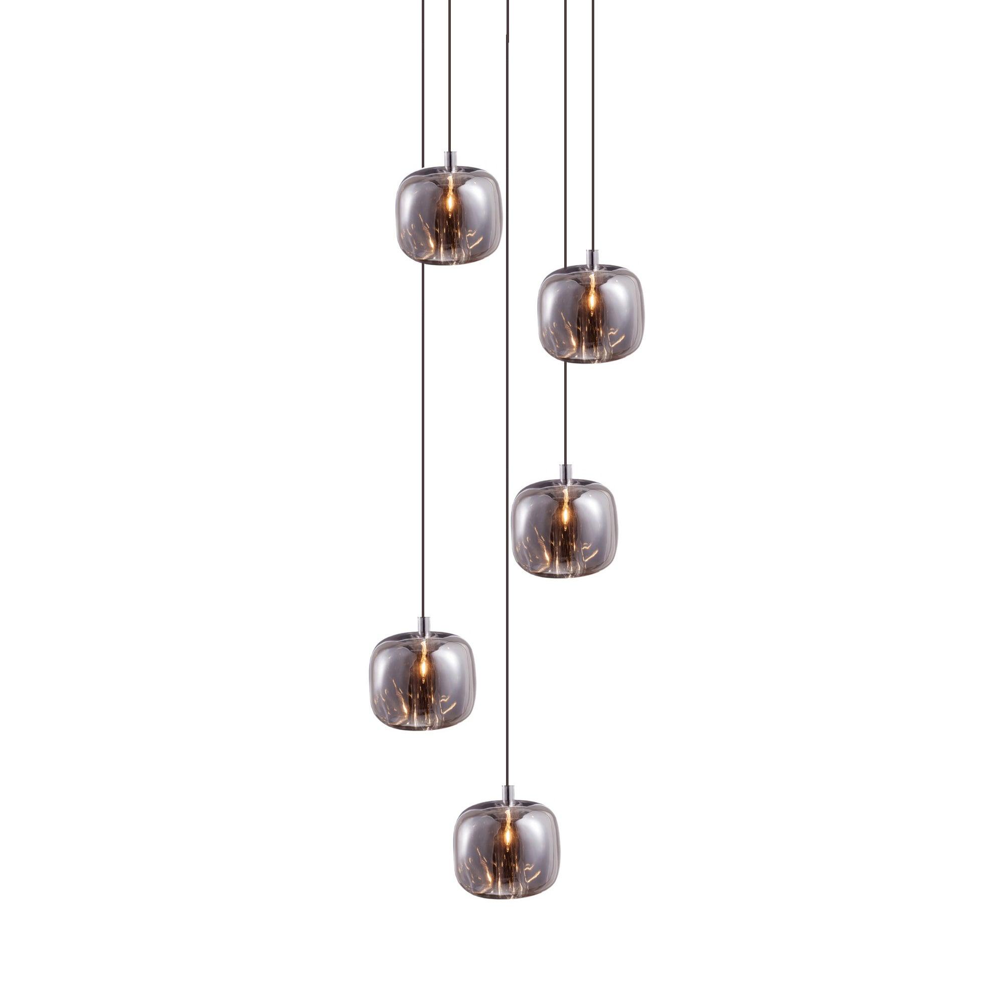 Cubie Suspension Brushed Brass Base