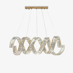Curved LED Chandelier