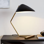 Curvilinear Mid-Century Table Lamp