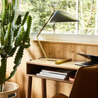 Curvilinear Mid-Century Table Lamp