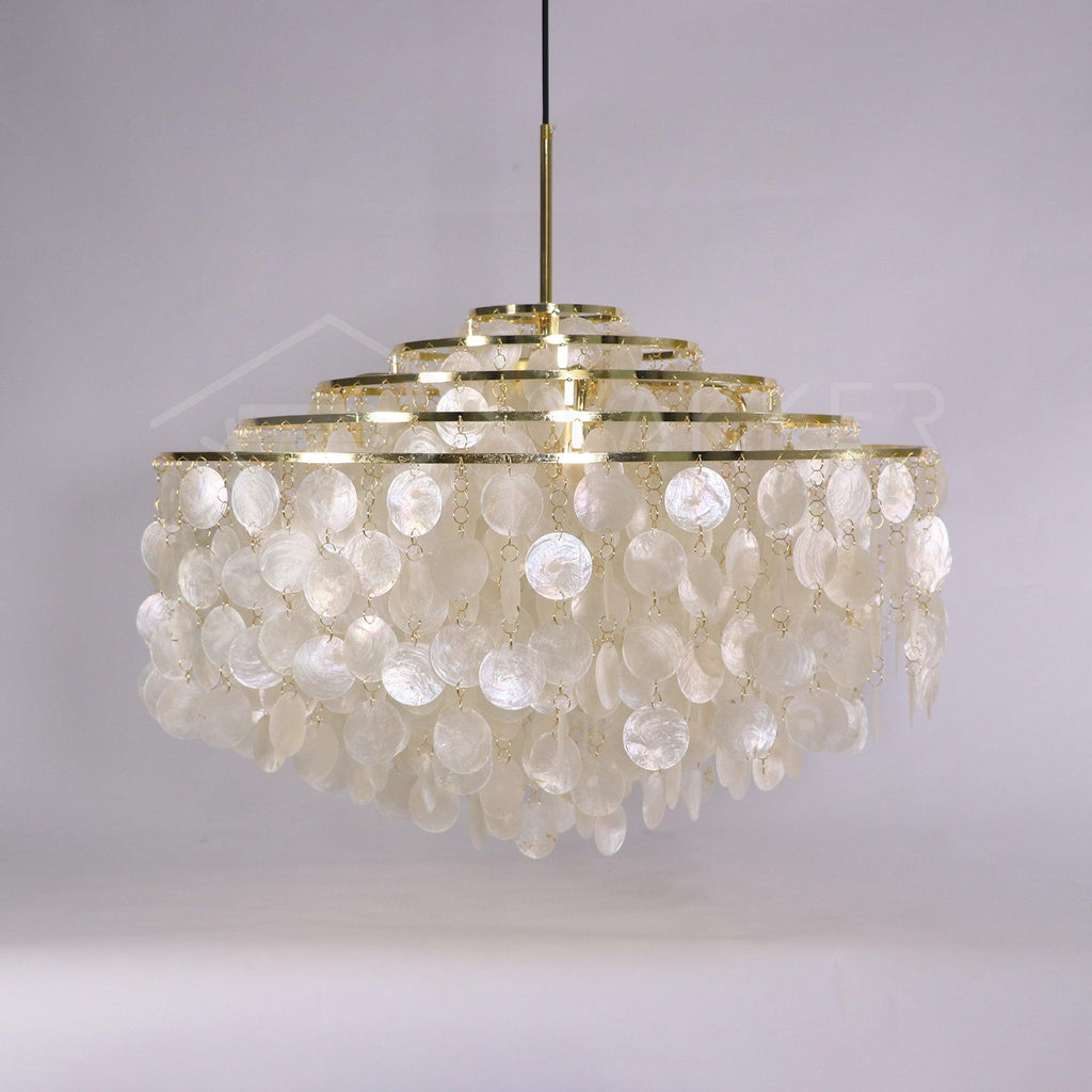 Round Shell Chandelier