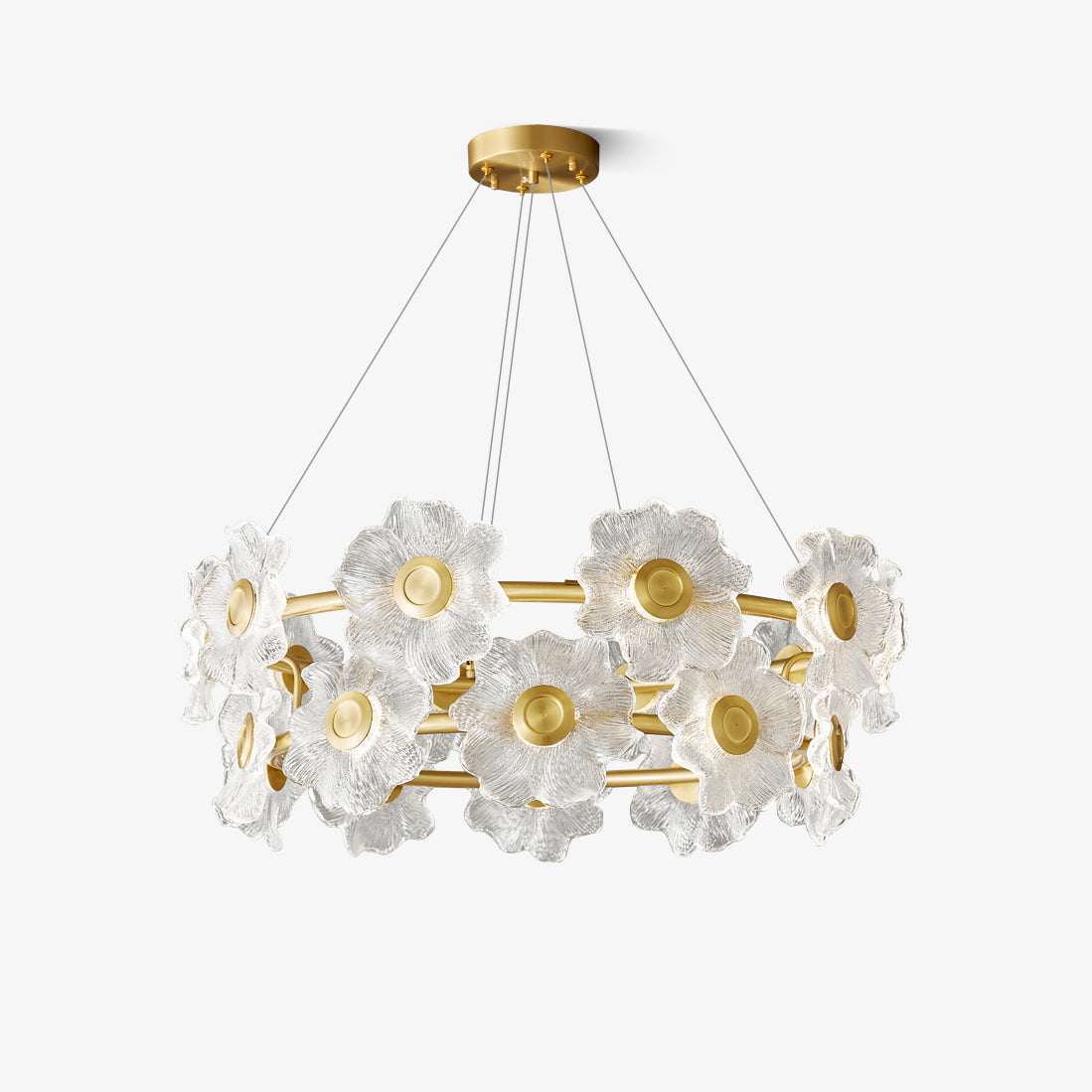 Lustre de Vidro Flora