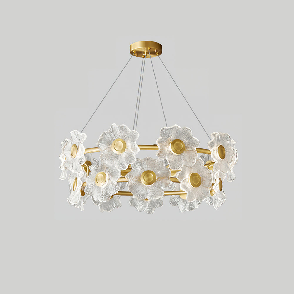 Lustre de Vidro Flora