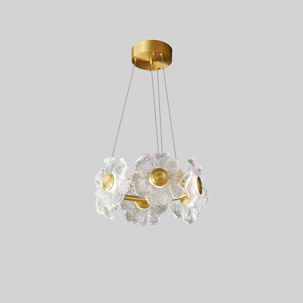 Lustre de Vidro Flora