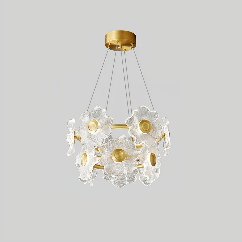 Lustre de Vidro Flora