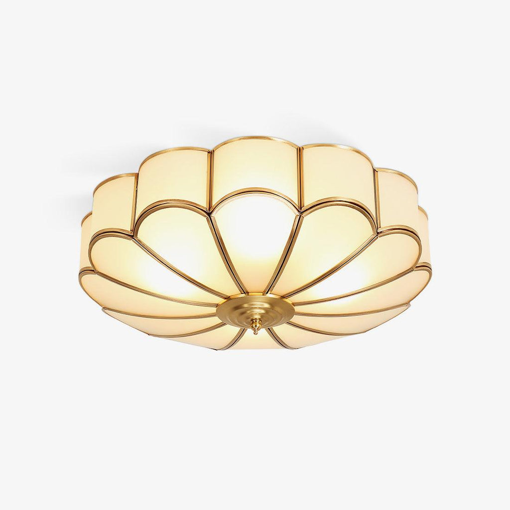 Flower Shape Glass Recessed Ceiling Light