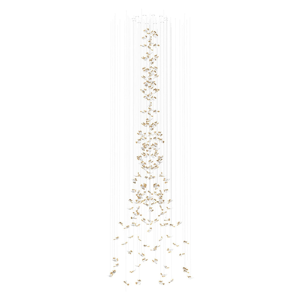 Frosted Petals Frozen Chandelier