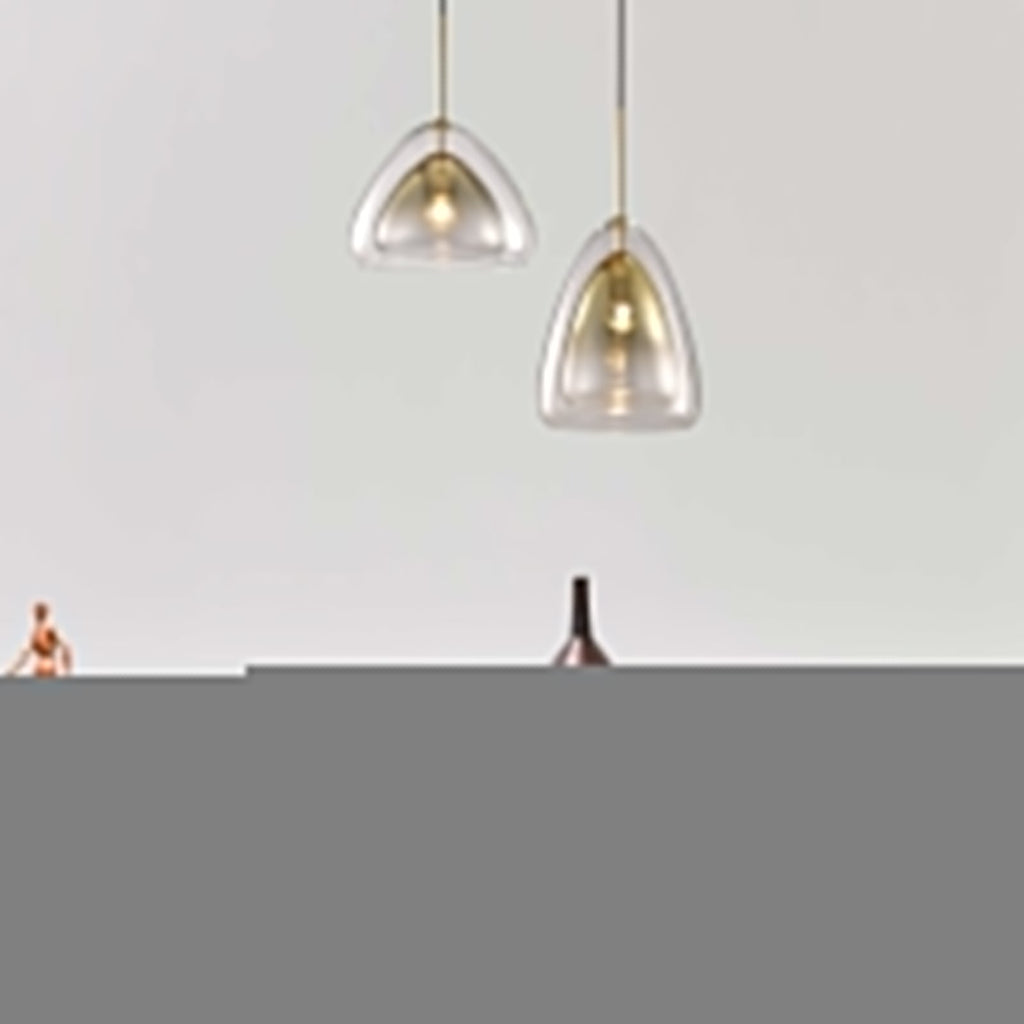 Futuristische Glass Pendant Light