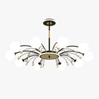 Glamorous Glass Raindrop Chandeliers