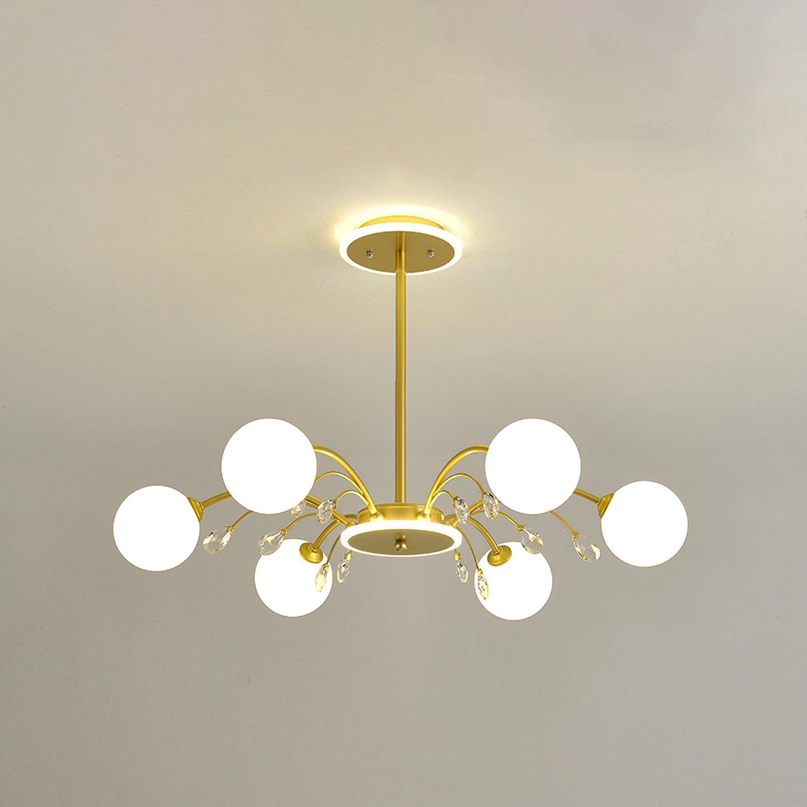 Glamorous Glass Raindrop Chandeliers