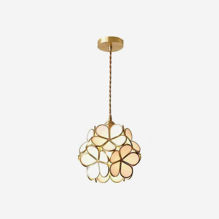 Glass Petal Pendant Light