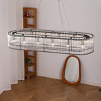 Lustre de tubo de vidro