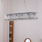 Lustre de tubo de vidro