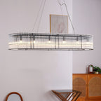 Lustre de tubo de vidro